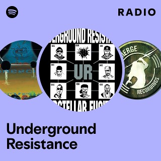 UNDERGROUND RESISTANCE OFFICIAL HOODED SWEATSHIRTS LARGE/UR