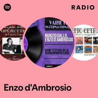 Enzo D’Ambrosio（エンツォ・ダンブロジオ） Enzo d'Ambrosio | Spotify
