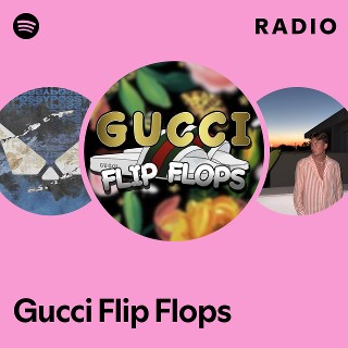 Gucci gang flip flops deals