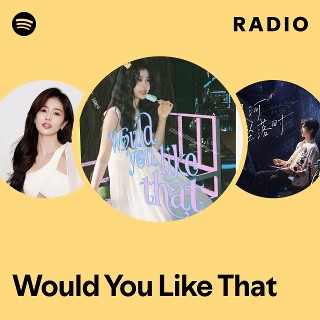 Would You Like That Radio | Spotify Playlist
