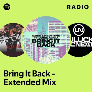 Bring It Back - Extended Mix Radio | Spotify Playlist