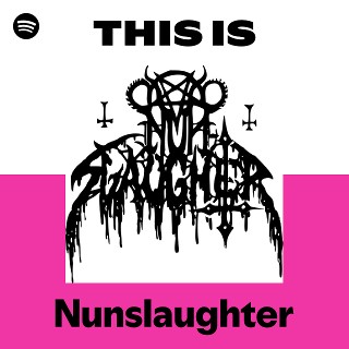 Nunslaughter Logo Patch – Aufnäher Für Jacke, Rucksack Oder Caps