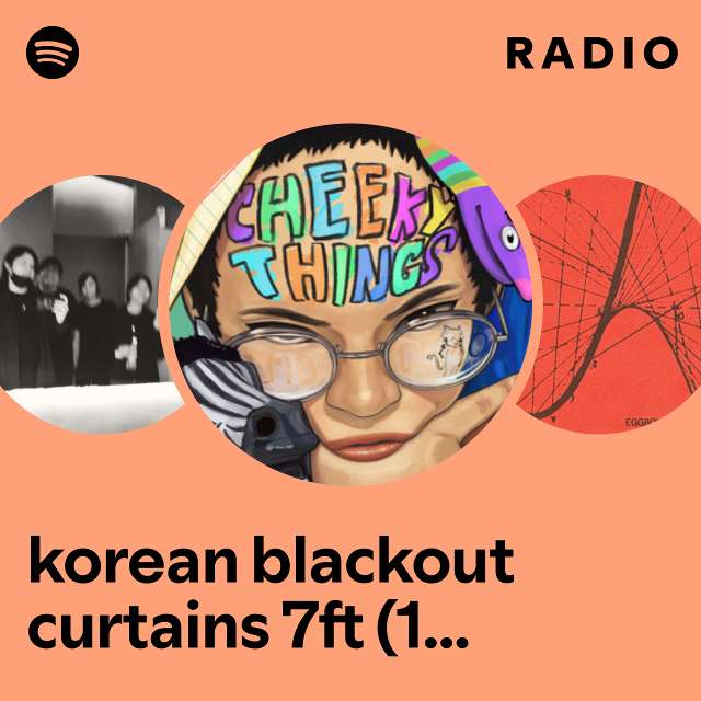 korean blackout curtains 7ft (1 pc, not set) Radio